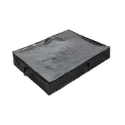 12 Pair Clear Pull Shoe Under Bed Storage Bag Container Closet Floor Organizer