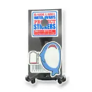 Baby Shark Sticker Depleted Battery Cute Quirky Fun Decal B-Side Label Japan