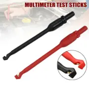 2Pcs 4mm Automotive Test Lead Kit Power Test Probe Wire-Piercing Clip Tools