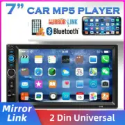 7" Car Stereo Radio Bluetooth Touchscreen USB AUX FM MP5 Player Mirror Link 2DIN