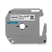 Brother P-Touch M231 M Series Tape Cartridge for Labelers - Black on White New