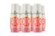 SodaStream Low Sugar Pink Grapefruit Syrup Soda Mix 440mL Low Calorie Pack 6 BULK