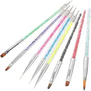 Beatifufu 8pcs Professional Dotting Tools for Precise Line Drawing Gradient Effects Quick Rhinestone Placement for DIY Manicure Salon Use