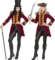 "BURGUNDY PARADE TAILCOAT" for woman - (XXL)