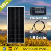 350W Solar Panel Kit 350 Watt 12V Mono Portable Home Caravan Camping Charging AU