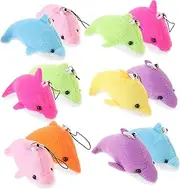 WOFASHPURET 25pcs Plush Toy Plush Dolphin Pendants Key Ornament Lovely Keychain Dolphin Keychain Fluffy Keychain Key Chain Pendant Plush Dolphin Decor Plush Charms Backpack Dolphin Pendant