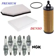 Tune Up Kit Filters Spark Plugs Fit DODGE CHARGER V6; 3.6L 2014-2016