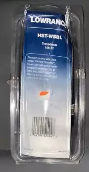 Lowrance HST-WSBL 200 KHZ Transom Mount Transducer