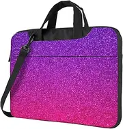 Gradient Sequin Sparkle Print Practical Laptop Case Laptop Bag - Stylish Messenger Bag & Laptop Shoulder Bag