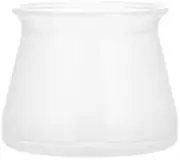 Set of 60 NUZAMAS Furniture Silicon Protection Cover for Chair & Table Floor Scratches Protectors, Chair Leg Caps, Silicone Leg Feet Pads, Round & Square- Clear
