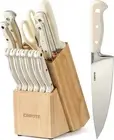 14 Pcs Stainless Steel Knife for Kitchen with Block Set