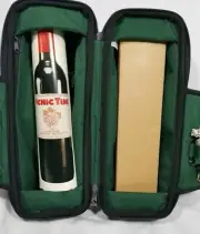 NWT Picnic Time Estate Deluxe Wine Tote Set 2 Glasses Napkins Corkscrew Stopper
