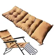 Lounge Patio Replacement Cushion | Outdoor Furniture Chaise Cushions with Armrests - Waterproof Seat Back Pads for Indoor, Lawn, Beach, Home