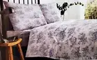 Cabbages & Roses King Sheet Set Country Toile Blue 100% Cotton Percale NWT