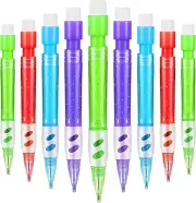 Assorted Mini Mechanical Pencils 0.7 Mm Automatic Pencils with Mini Erasers Mini