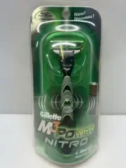 Razor GILLETTE M3 POWER NITRO Pack Original VINTAGE M 3 Mach3 Brand New Sealed
