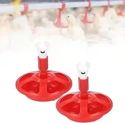 2 Pack Automatic Chicken Waterer, PP G3/4 Chicken Water Feeder Poultry Drinking Bowl, Automatic Filling Waterer Poultry Drinking Bowl Chicken Water Feeder for Chicks Ducks Geese