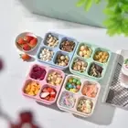 Snack Dim Sum Nut Candy Box with Cover Snack Containers Bento Lunch Box Kids