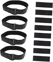 8 Sets Anti-slip Strap Knee Boots Straps Leg Pant Non Skid Tape Womens Boots Adjustable Adhesive Tape Shoes Boot Shoe Laces Straps for over The Knee Boots Elastic Belt Non-slip