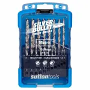 Sutton Tools 19-PIECE SILVER BULLET METRIC JOBBER DRILL BIT SET D101SM2 1-10mm