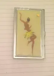 Retro 1920s Josephine Baker Banana Skirt Business Card Holder Credit Card Case