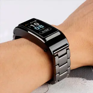 適用華為手環watch B2 B3 B5手環錶帶青春版替換腕帶陶瓷錶帶-3C玩家
