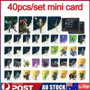 BOTW TOTK amiibos Zelda Tears of the Kingdom Breath of The Wild Square Cards 40X