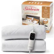 Sunbeam Fitted Premium Auto Shut Off Electric Blanket Sleep Perfect