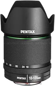 Pentax 21977 DA 18-135mm f/3.5-5.6 ED AL (IF) DC WR Lens for Pentax Digital SLR Cameras,Black