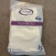 Ultra-Fresh Hoover Y&Z Micro Filtration Anti Microbial Vacuum Bags 12 Bags Total