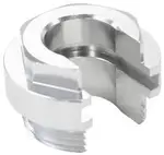 Aeroflow Push On EFI Fitting Retaining Locking Collar With Slot Silve - AF59-905-02S