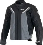 GMS-Moto Ventura, textile jacket waterproof , color: Black/Grey , size: XL