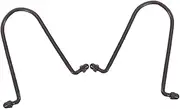 Metal Rain Chain Drainer Hooks 2 Pack Gutter Adapter Hooks Easy Install Versatile for Outdoor Rain Chains