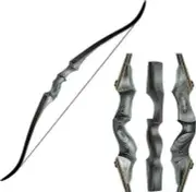 Takedown Recurve Bow 58inch with Bamboo Core Limbs Archery Target Practice