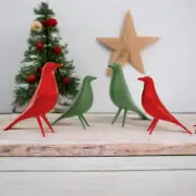 Mid Century Modern Christmas Holiday Eames Style Bird Family Retro Vintage MCM