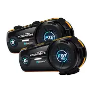 2X FX8 PRO Motorcycle Helmet Bluetooth 5.4 Intercom Motorbikes Headset Dual Chip
