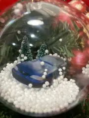 Mustang Convertible 1998 Snow ❄️ Christmas Tree 3 Inch Ball Ornament