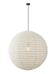 Tamarind 800mm Round Handcrafted Linen Shade Only in Ivory