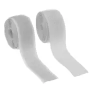 Sew on Hook and Loop Tape, 1 Inch Nylon Fastener Strips 1 Yards (Light Grey)