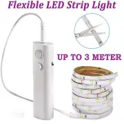 Flexible LED Strip Motion Sensor Battery Operated Magnetic Wireless USB Lights