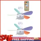 Timing LED Light Fan Ceiling Fan Light with Remote Wireless Fan for Home Office