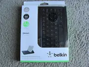 New Belkin F5L146TTBLK Portable Bluetooth Wireless Keyboard Case for 7" Tablets