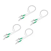 Napkin Chains, 22" 4Pcs Alloy Neck Bib Holder Chain Sun Hat Strap Lanyard, Green