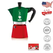 Moka Express Italia: 6-Cup Stovetop Espresso Maker for Authentic Italian Coffee