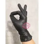 📣PVC混丁黑色手套 VINYL 複合手套 無粉手套 塑膠手套 拋棄式手套 黑色手套 手套 特厚款