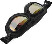 BUGUUYO Steampunk Motorcycle Goggles Windproof Cycling Eyewear Men Women Night Riding Outdoor Sports Vintage