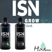 ISN Supreme Grow Nutrients A&B 2x1L Hydroponics Essential Plant Additive