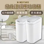 【EARLDOM】NINESTARS納仕達感應垃圾桶 現貨 當天出貨 無聲開蓋 大容量 智能 全機防水 紅外線感應