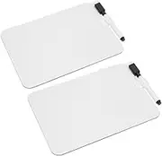 Generic 2Sets Erasable Whiteboard for Writing Boards Double Sided Lightweight Drawing Pad for Home School and Early Education