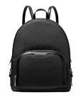 New Michael Kors Jaycee Large Logo Backpack Black